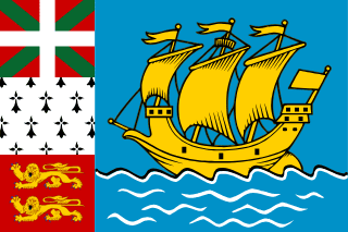 Saint Pierre And Miquelon flag